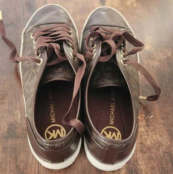 MICHAEL by Michael Kors City Sneakers Brown. Size 7.5 New whit out box. - Picture 7 of 11